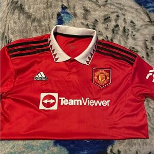 Adidas Manchester United Red Jersey
